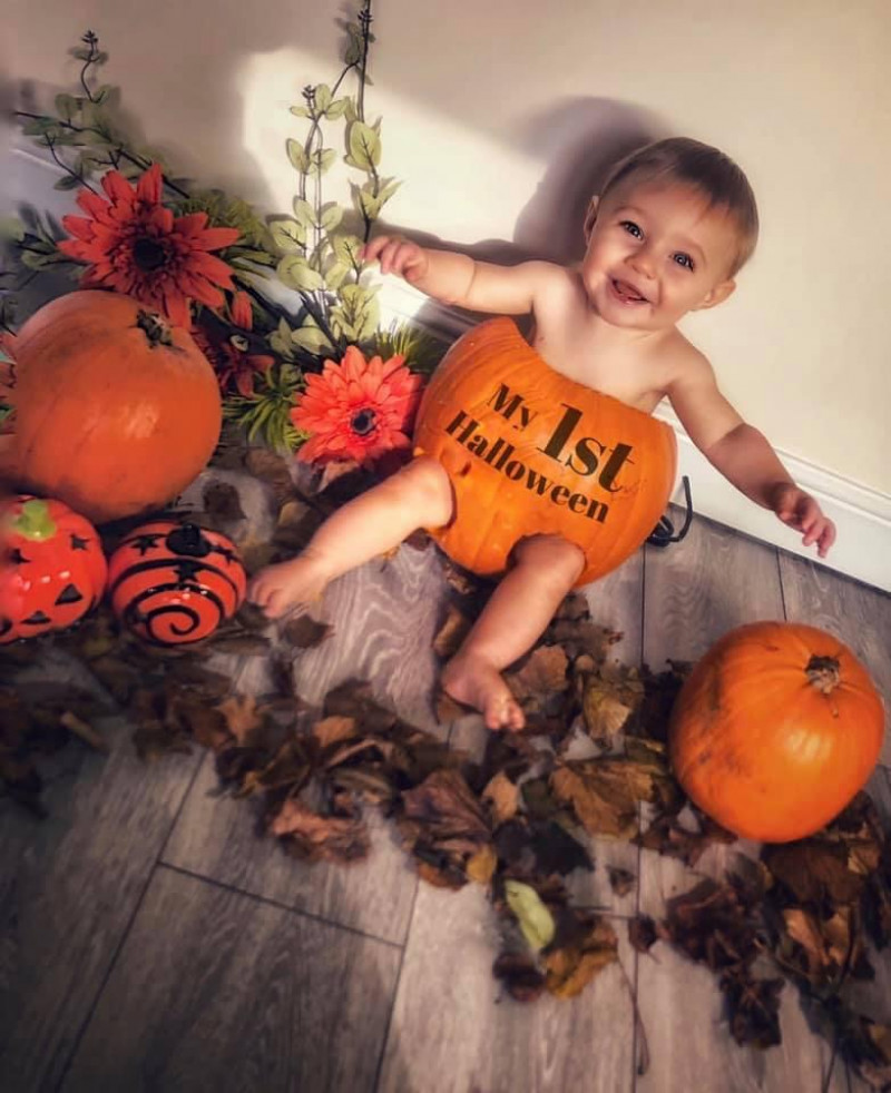 Image for Cohl 10 month old, first Halloween 🎃