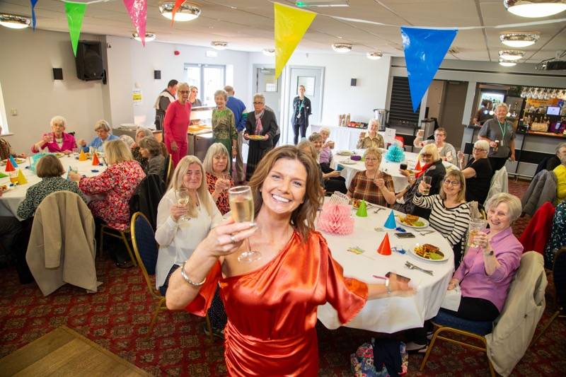 Main image for Party time as Bronia celebrates fitness class milestone