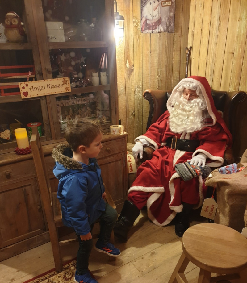 Image for Jude visiting father Christmas 🎅
