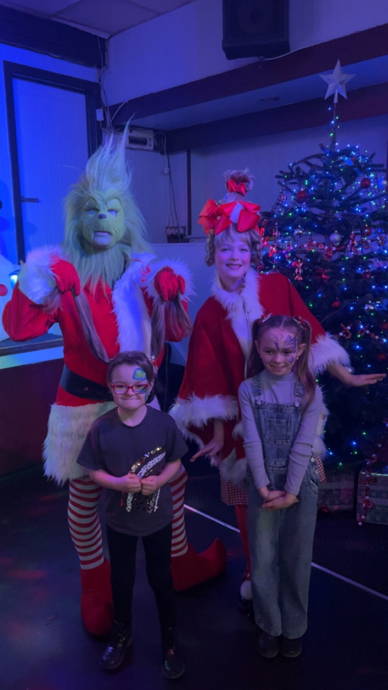 Image for Eleanor & Olivia met The Grinch and Cindy-loo Whoo