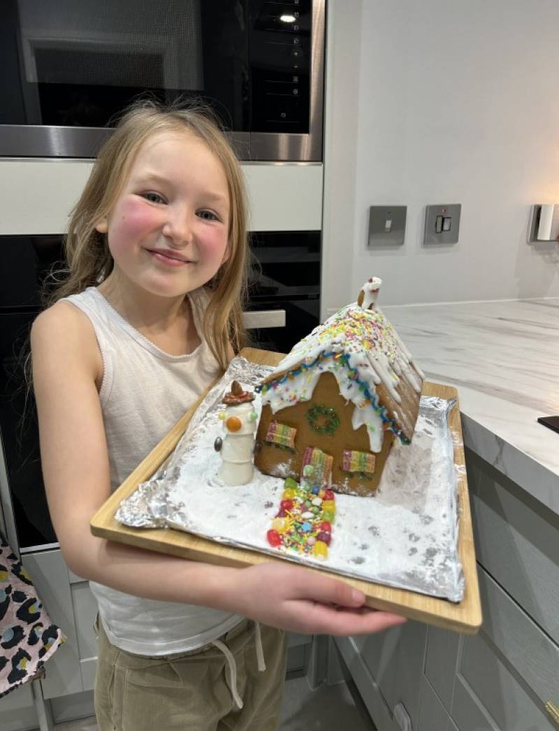 Image for Our home baked ginger bread house