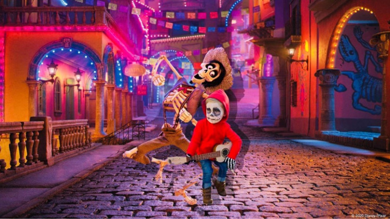 Image for Oliver dresses as Miguel from his favourite Disney film, CoCo!