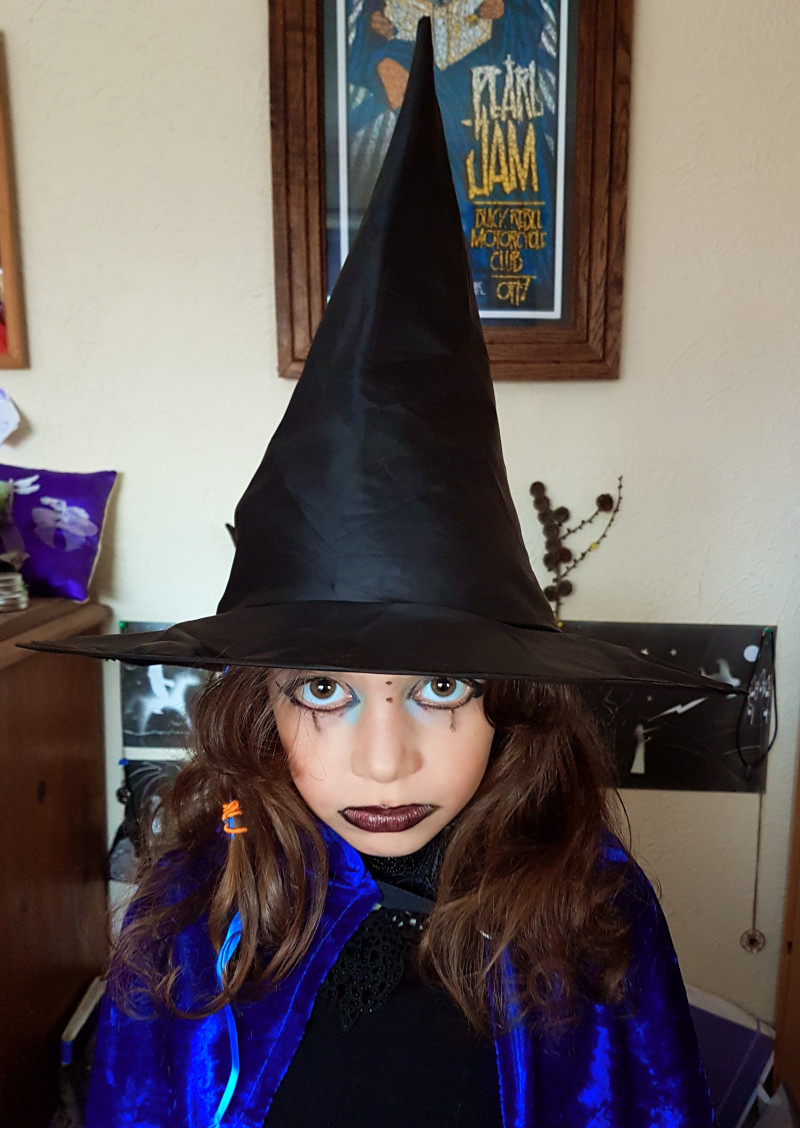 Image for Emilie, 6 years old, in full witchy spirit!!