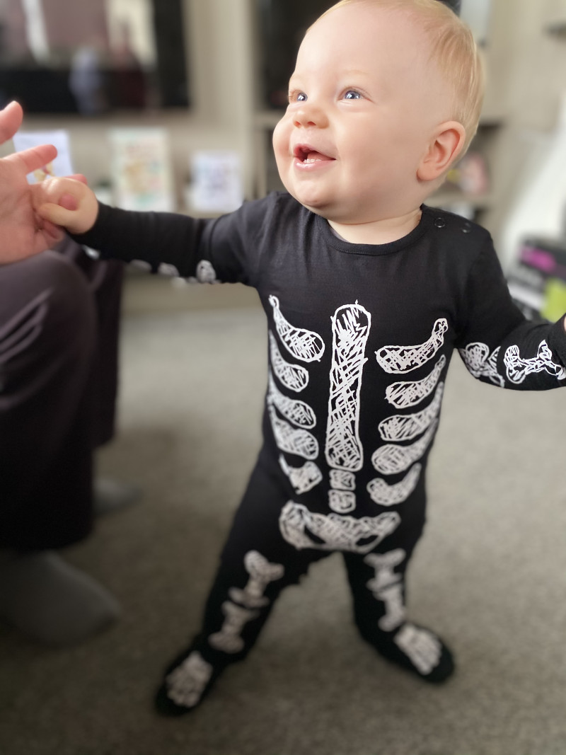 Image for Ruey’s first Halloween he missed last years by 6 hours! X