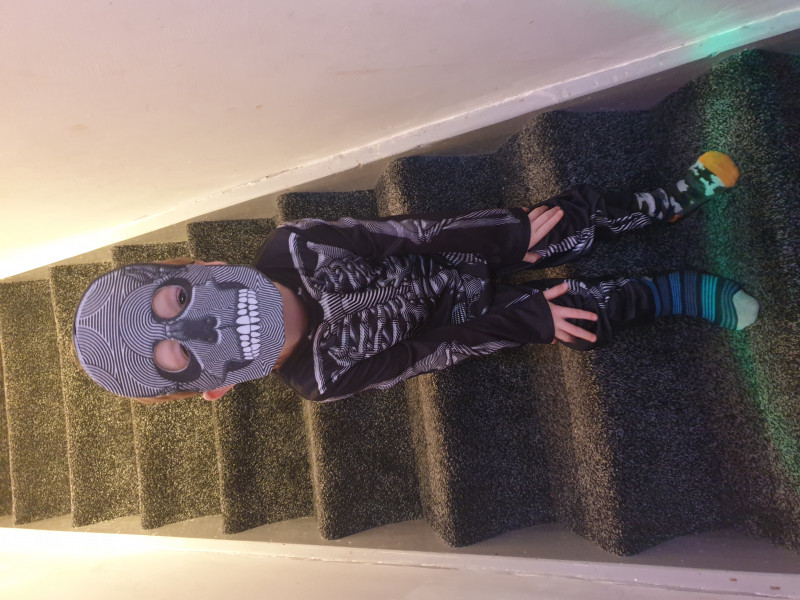 Image for Nolan age 3 ready for halloween dress up day at school