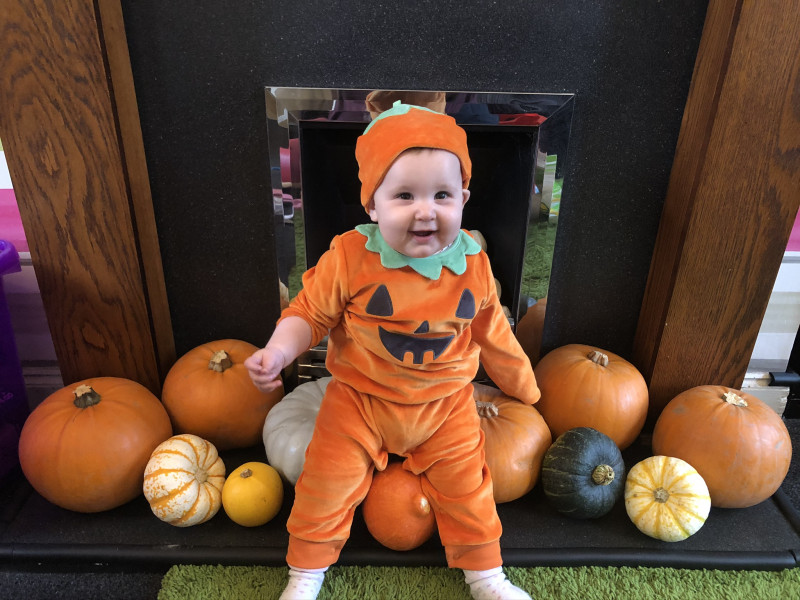 Image for 9 month old Lottie’s first Halloween