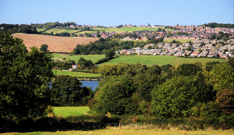 Image for Worsborough Reservoir and Ward Green, Seen From Sheffield Road