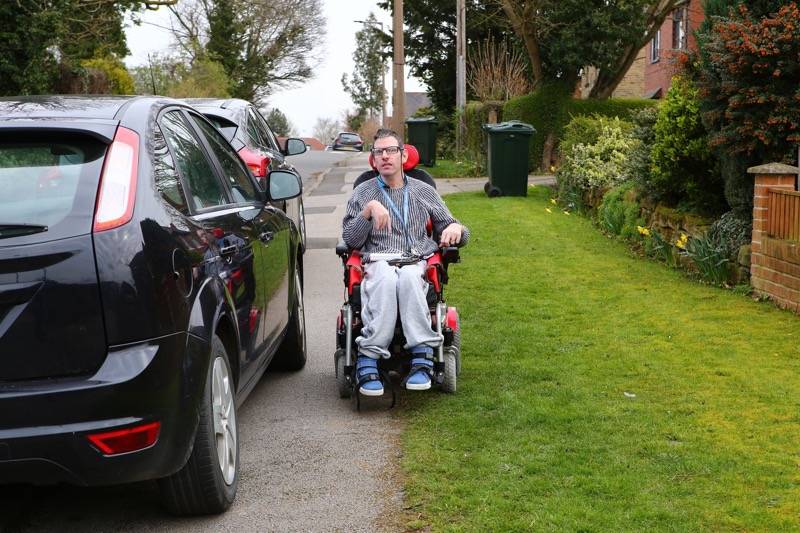 Main image for 'Inconsiderate drivers forcing disabled people onto busy roads'