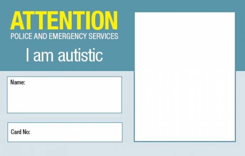 Main image for Awareness card to help out autistic residents