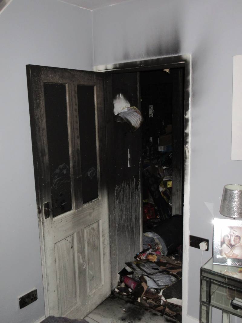 Main image for Firefighters urge residents to keep inner doors closed
