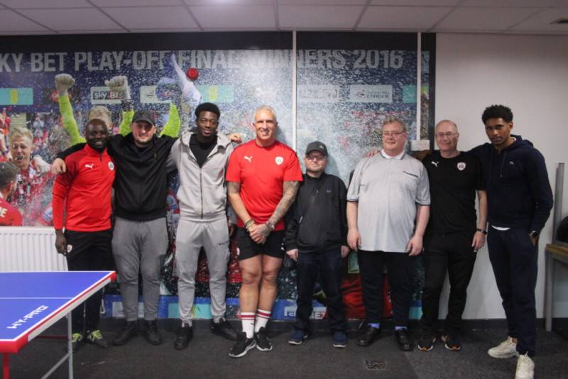 Main image for Reds players join men's mental health session