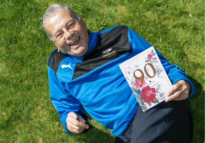 Main image for Dickie celebrates 90 not out!