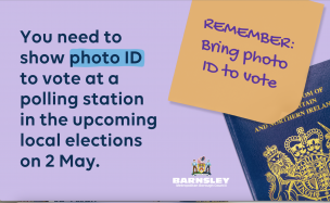 Main image for Remember to take your photo ID to vote