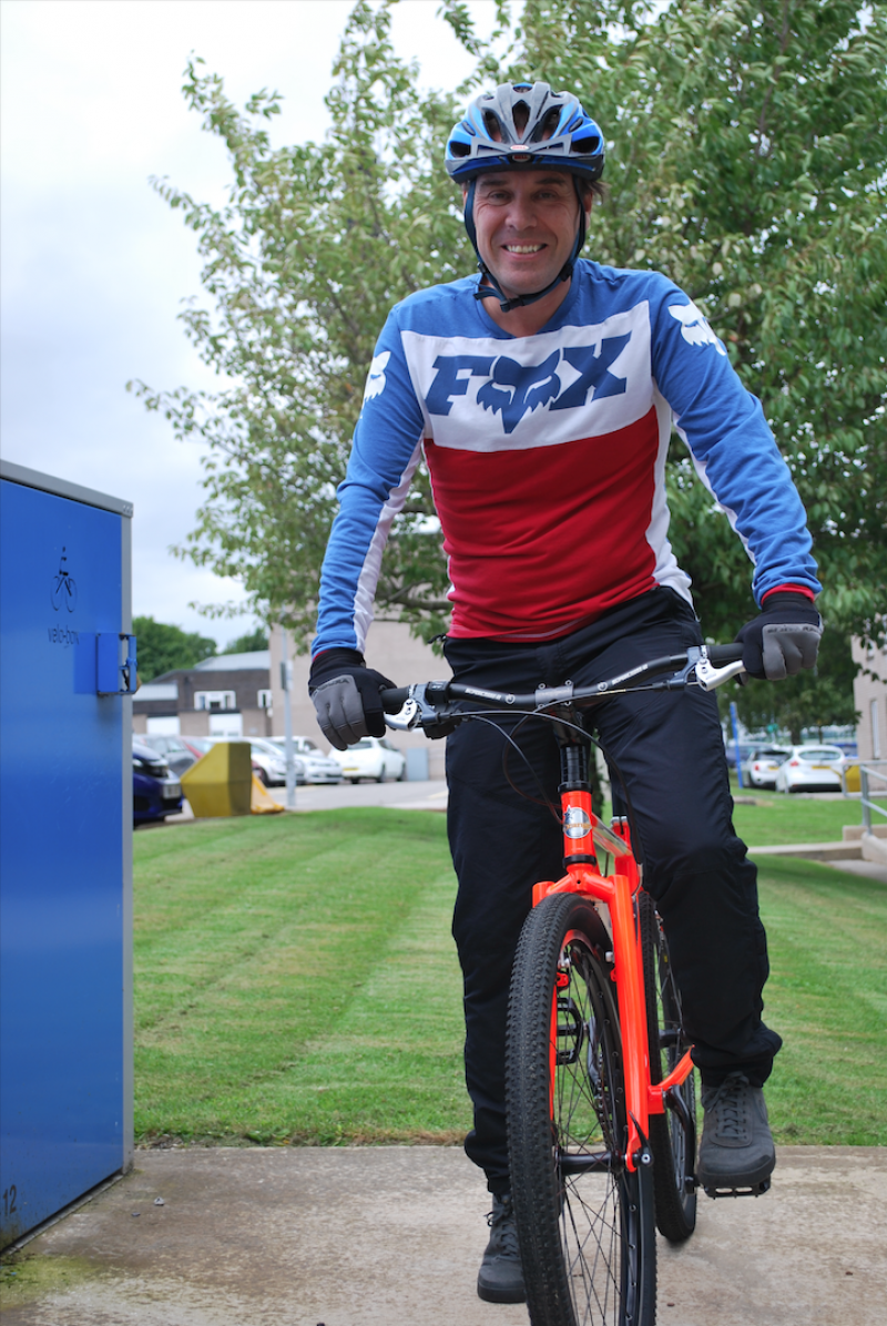 Main image for Barnsley Hospital worker celebrates 'Cycle to Work Day'