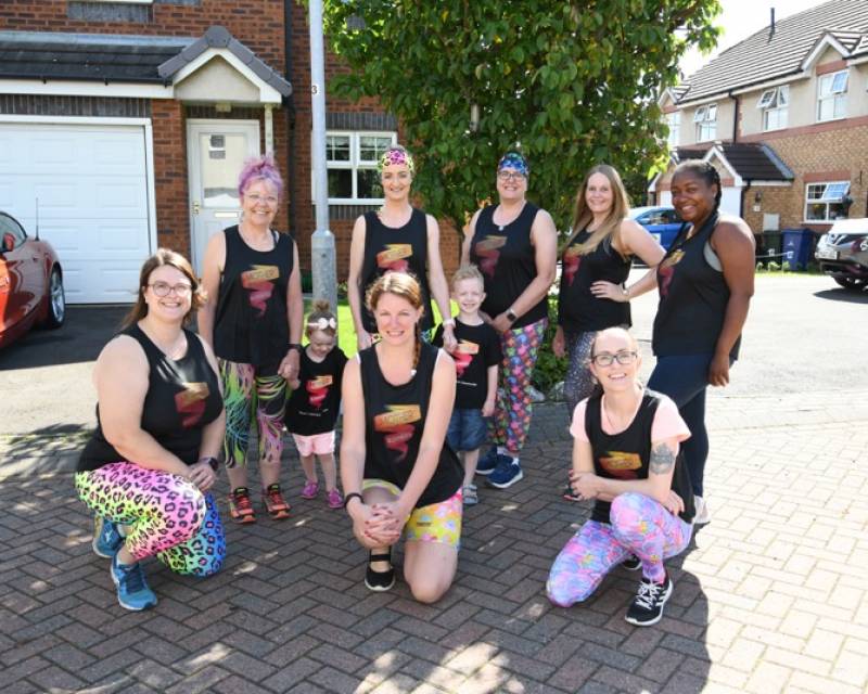 Main image for Running mums set to quadruple their fundraising target for hospice