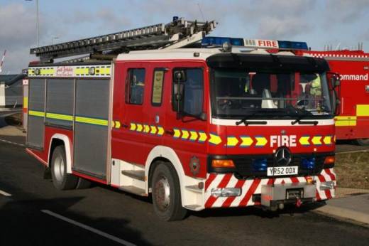 Main image for Firefighters tackle property fire in Royston