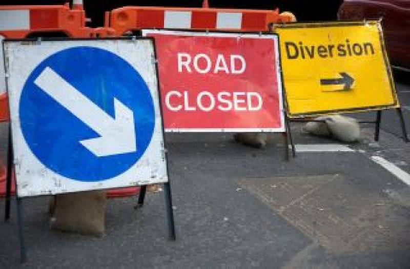 Main image for Partial road closure after burst pipe