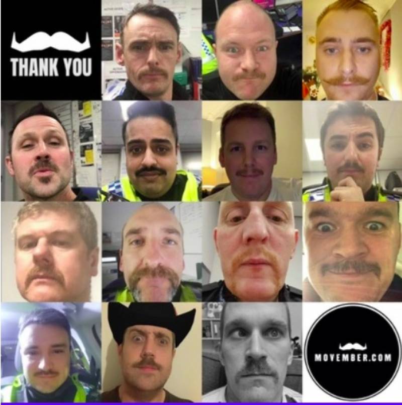 Main image for Police officers take on a hair-raising challenge