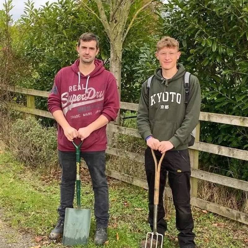 Main image for College students dig deep to launch gardening business