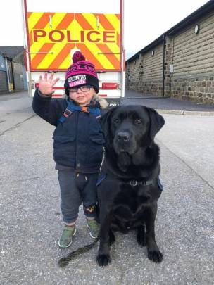 Main image for Officers make dream come true for Ely