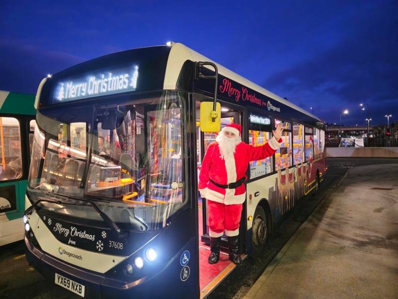 Main image for All aboard the Santa bus