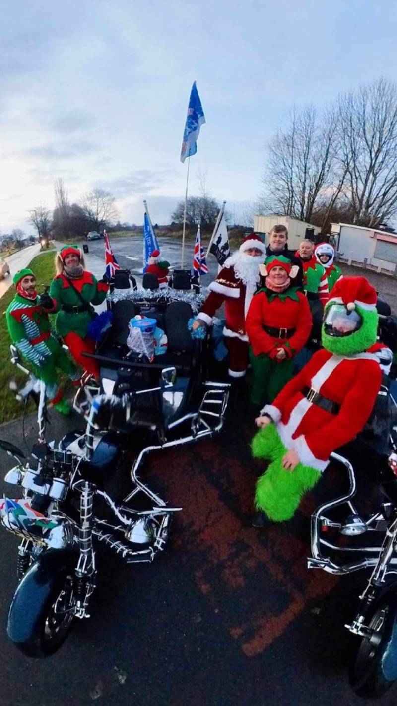 Main image for Bikers light up streets in annual parade