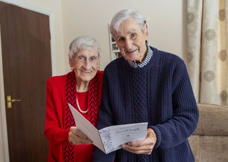 Main image for Couple celebrate 70th anniversary