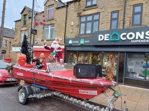 Main image for Christmas Eve trip for Santa and his speedboat