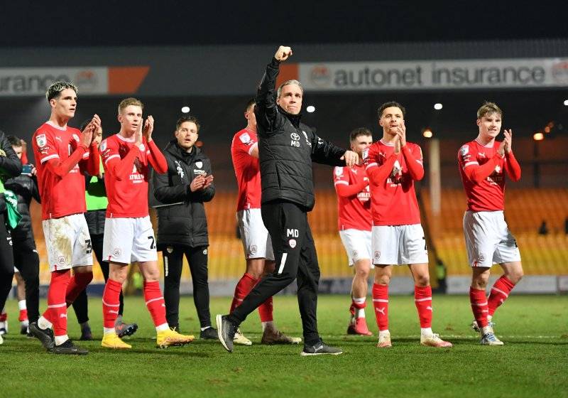 Main image for Duff praises Barnsley team following excellent win at Port Vale