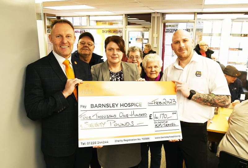 Main image for Local firm do their bit for Barnsley Hospice