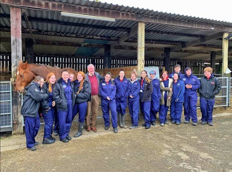 Main image for TV vet pays visit to farm