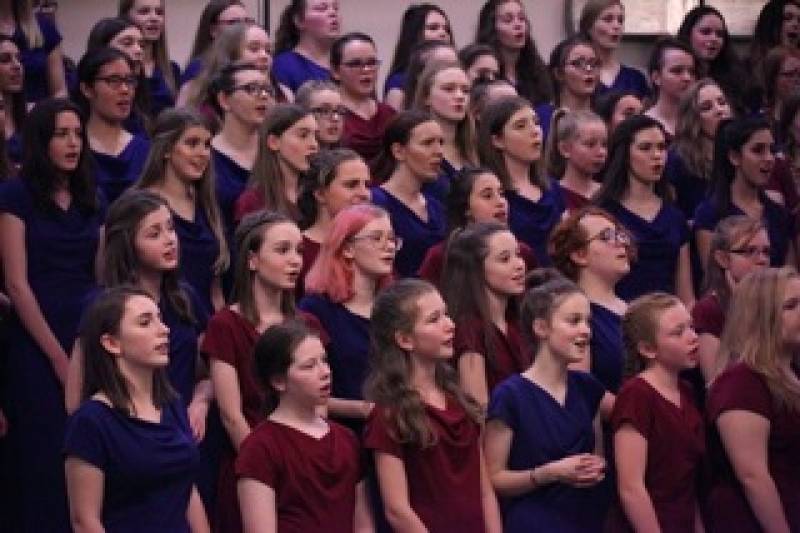 Main image for Choir sings for 13 hours to help raise funds