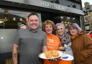 Main image for Pork pie auction raises more than £100 for hospice