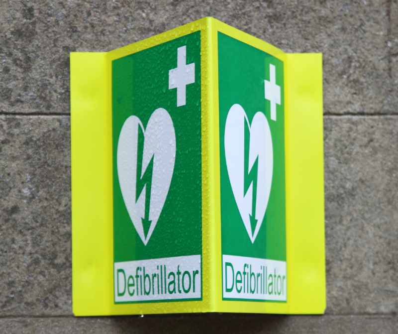 Main image for Lifesaving defib installed