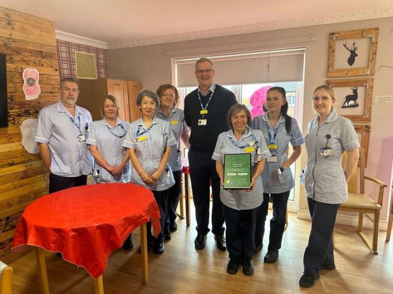 Main image for Hospital support staff receive award