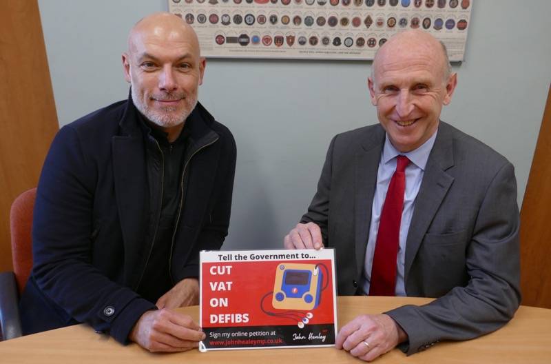 Main image for Call for whistle to be blown on defib tax