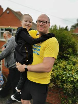 Main image for Fundraising dad nominated for Proud of Barnsley award