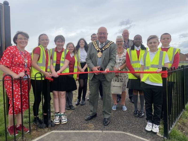 Main image for Mayor opens kids' community park