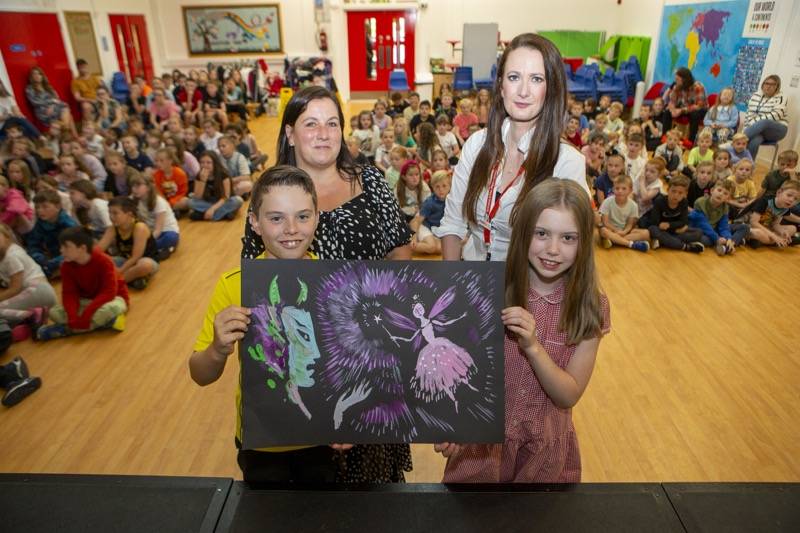 Main image for Impressed artist donates work to school