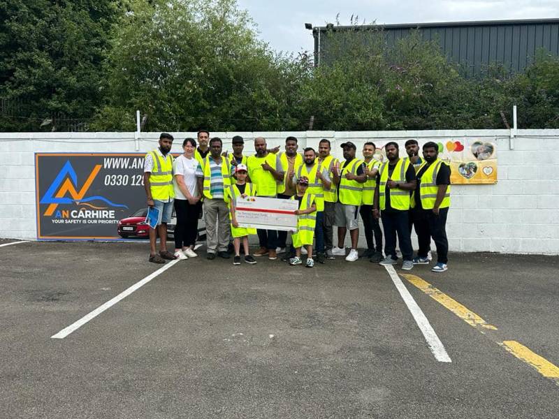 Main image for Charity car wash cleans up with £5k donation