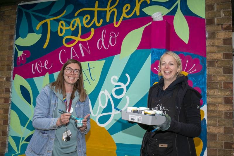 Main image for Mural aims to promote positivity