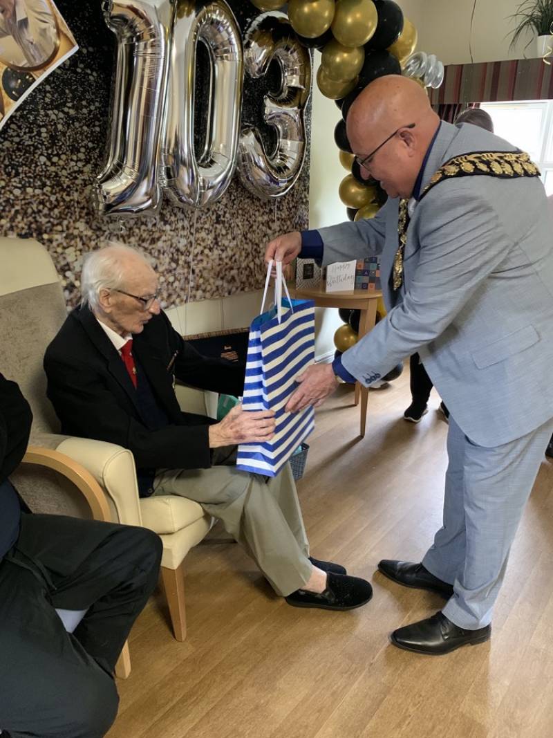 Main image for War veteran turns 103!