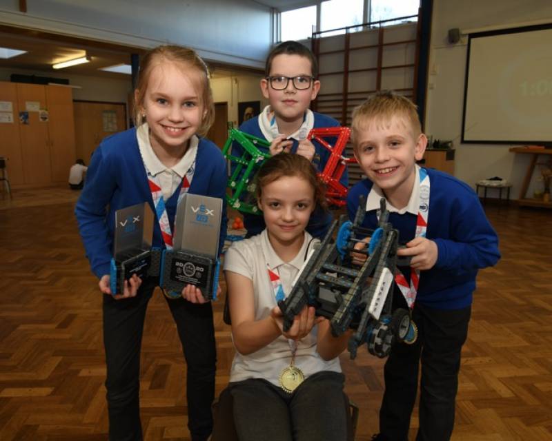 Main image for Robots in the skies as pupils plan trip to USA