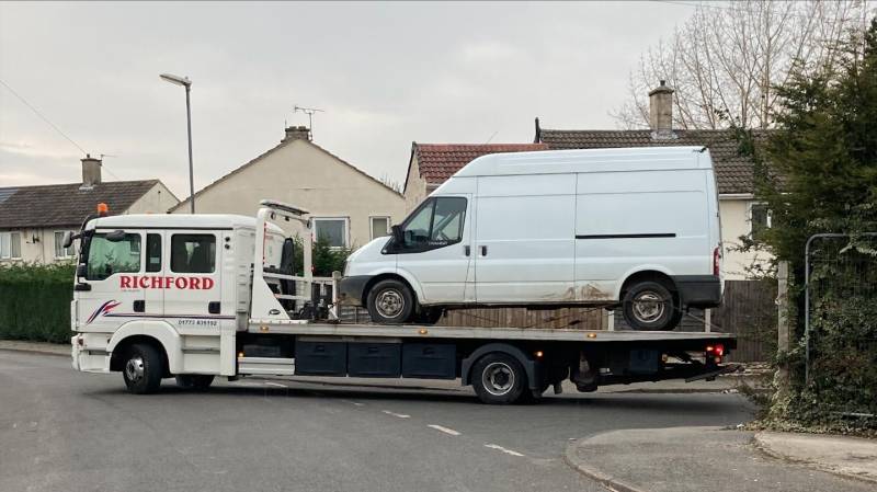 Main image for Obstructive van seized by bobbys