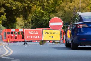 Main image for Delays expected due to roadworks