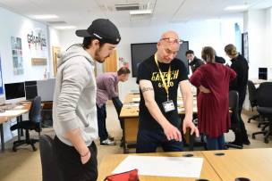 Main image for Comic book artist inspires Barnsley students