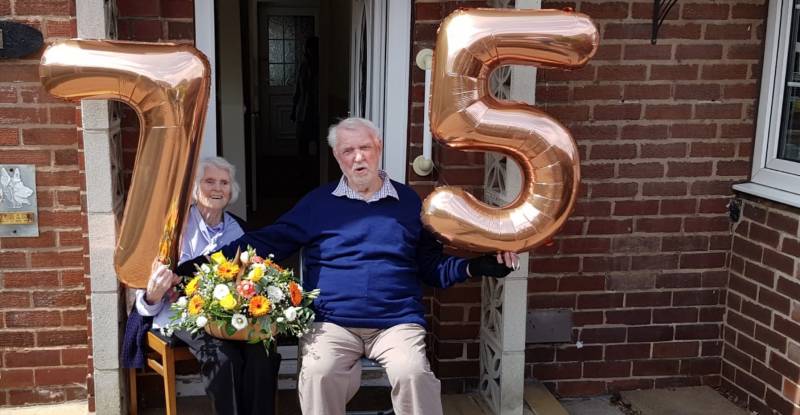 Main image for Devoted couple celebrate 75 years of marriage