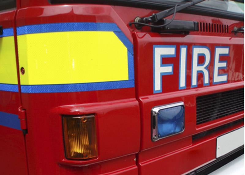 Main image for Couple pulled from flat fire