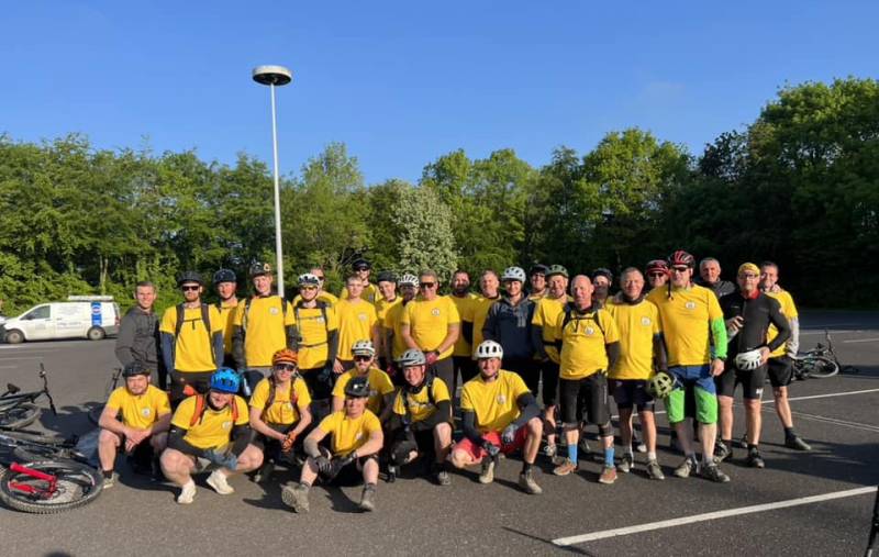 Main image for Dozens take part in bike ride for young Jack