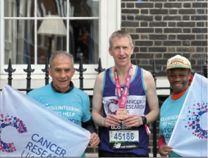 Main image for Dan's marathon effort for cancer research
